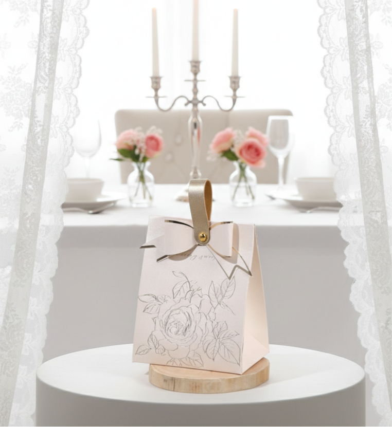 Boîte Cadeau Mariage « Élégance Florale »