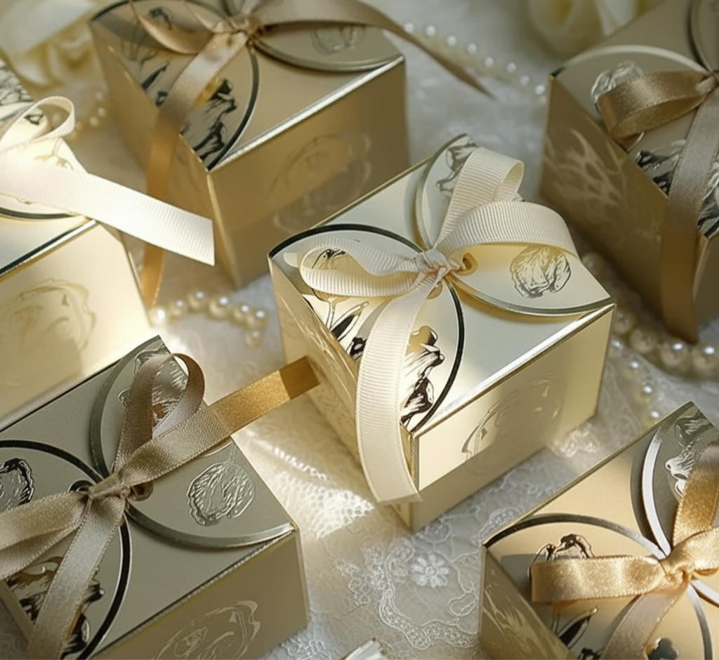 Boîte Cadeau Mariage – Idéal pour Dragées 10-20-50pcs