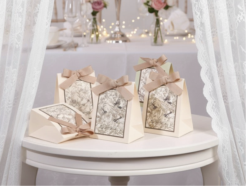 Boîte Cadeau Mariage « Élégance Florale »