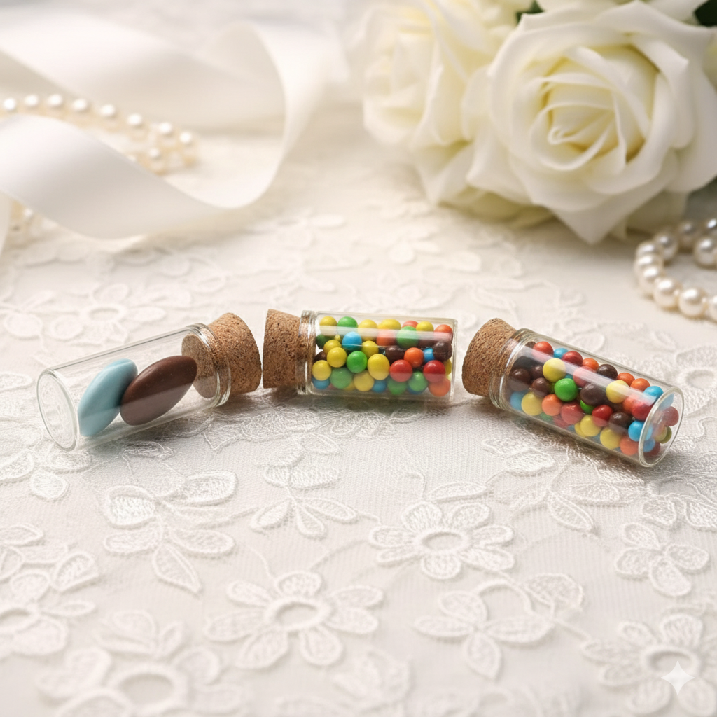 Pots en Verre – Boîte à Dragées 50 pcs