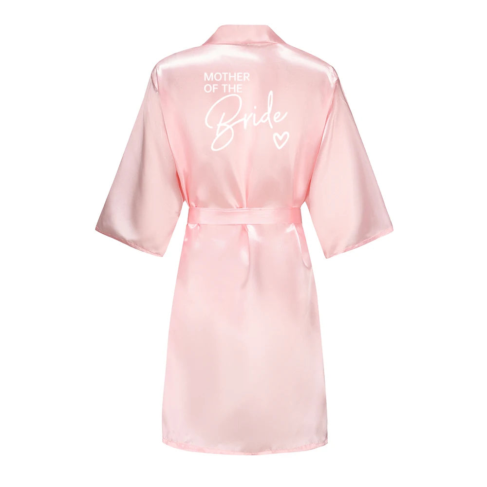 Peignoir Mariée/Demoiselle d'honneur Satin