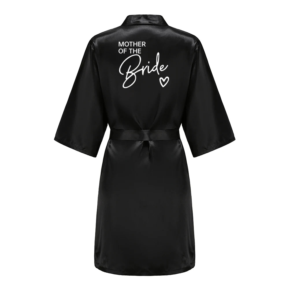 Peignoir Mariée/Demoiselle d'honneur Satin