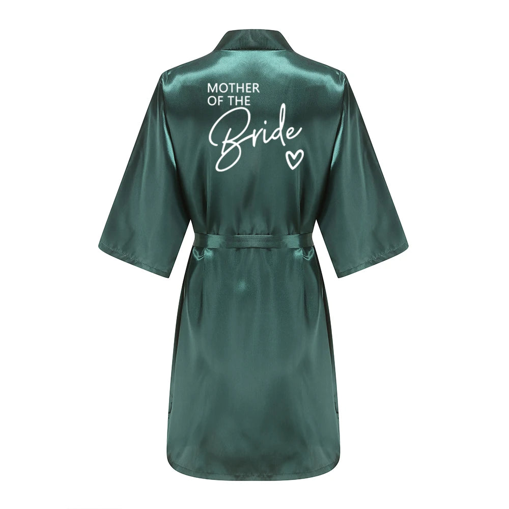Peignoir Mariée/Demoiselle d'honneur Satin