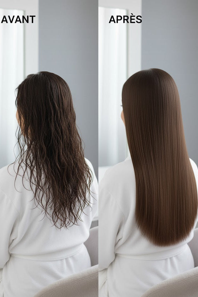 Sèche-cheveux lisseur 2-en-1