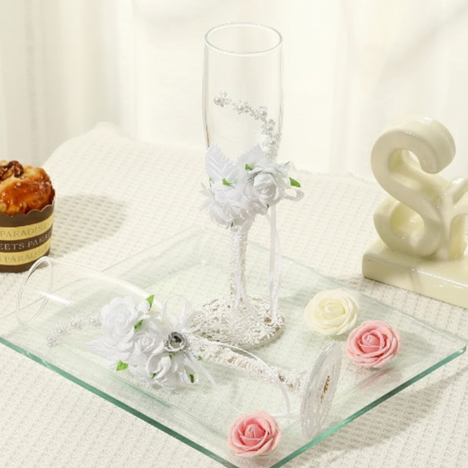 Ensemble de 2 Flûtes de Mariage
